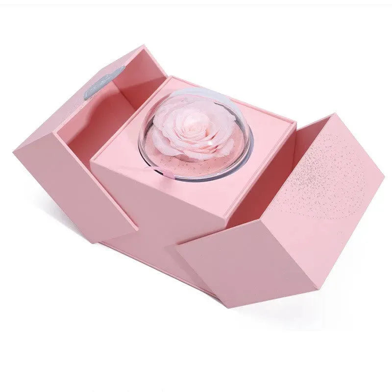Creative Eternal Rose Box Eternal Soap Flower Jewelry Box - Bellarte Enchanté Creative Eternal Rose Box Eternal Soap Flower Jewelry Box